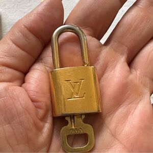 Louis Vuitton Luxurious Gold Lock